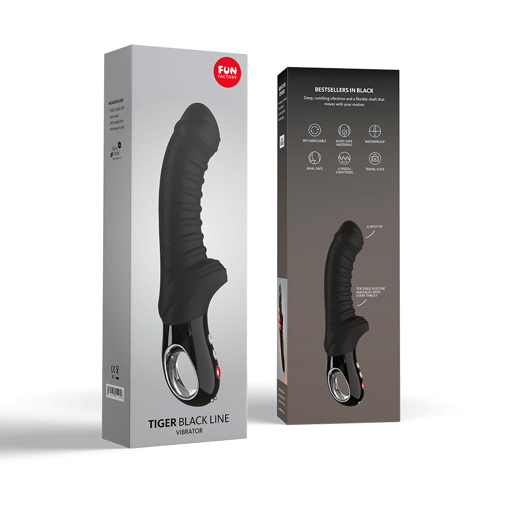 Tiger G5 G-Spot & Prostate Vibrator Black Line